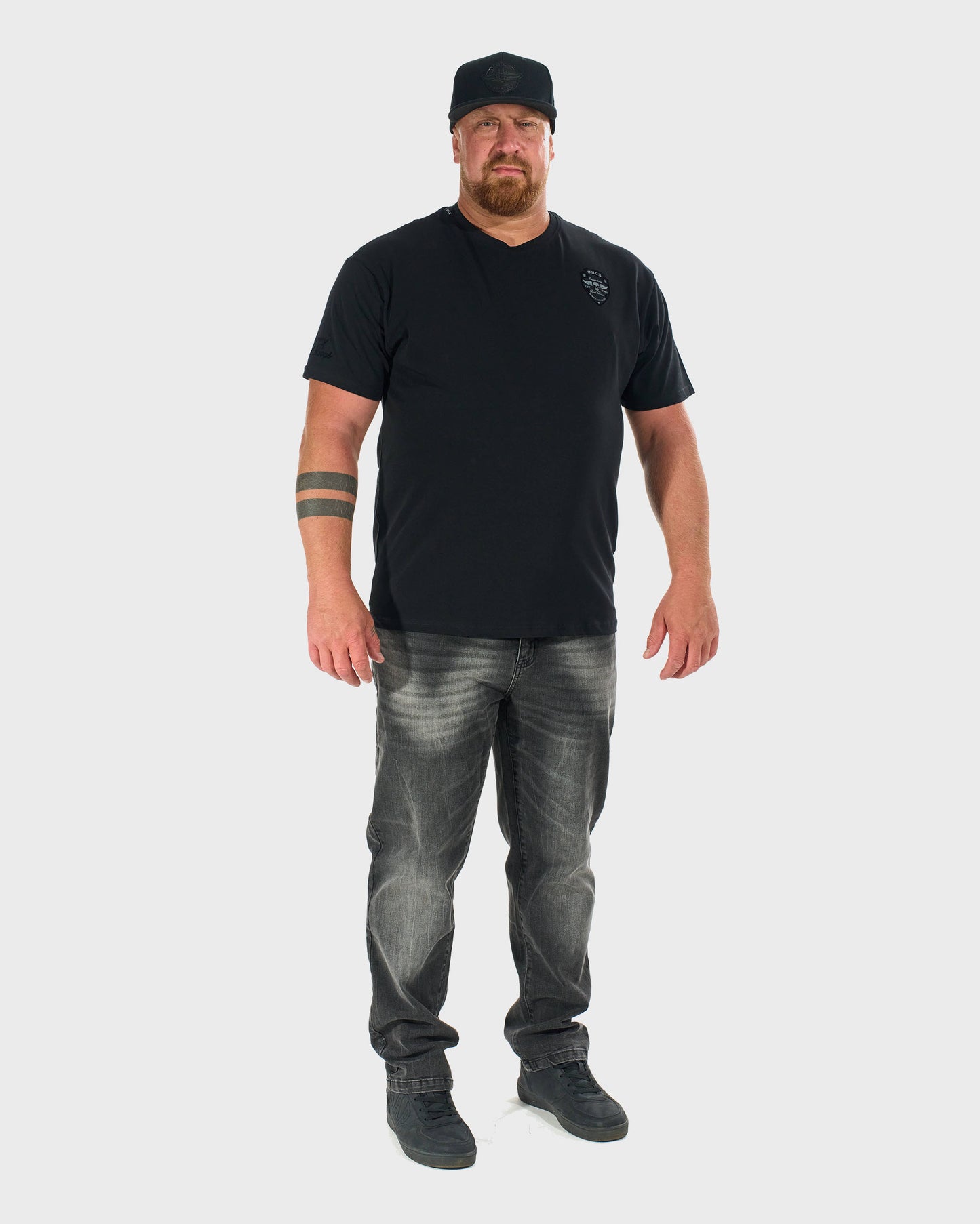 Férfi póló BAD BOYS BLACK/GREY