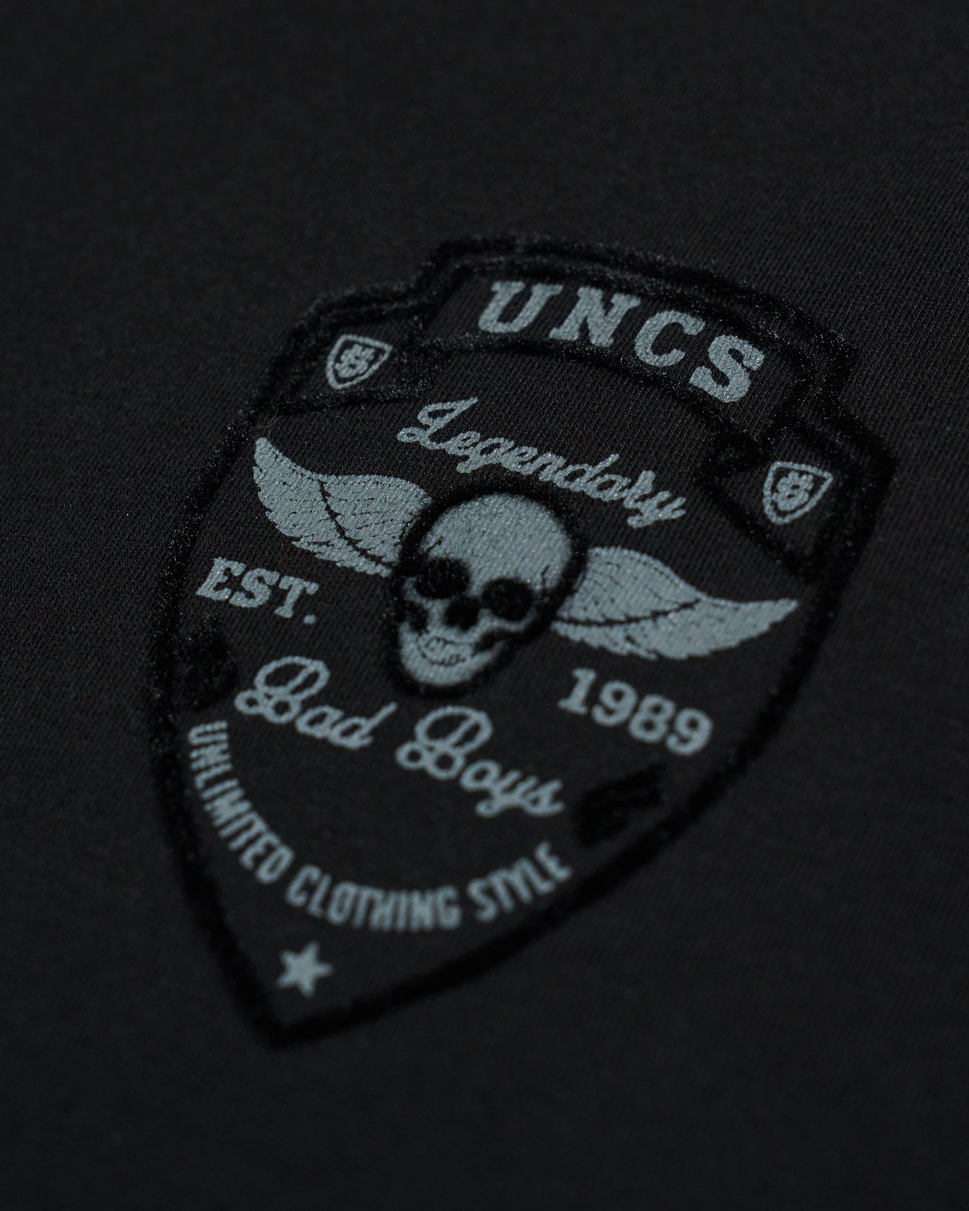 Férfi póló BAD BOYS BLACK/GREY