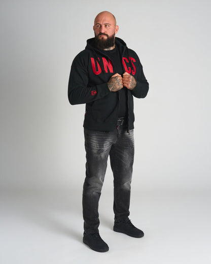 Férfi melegítőfelső DEREK BLACK/RED