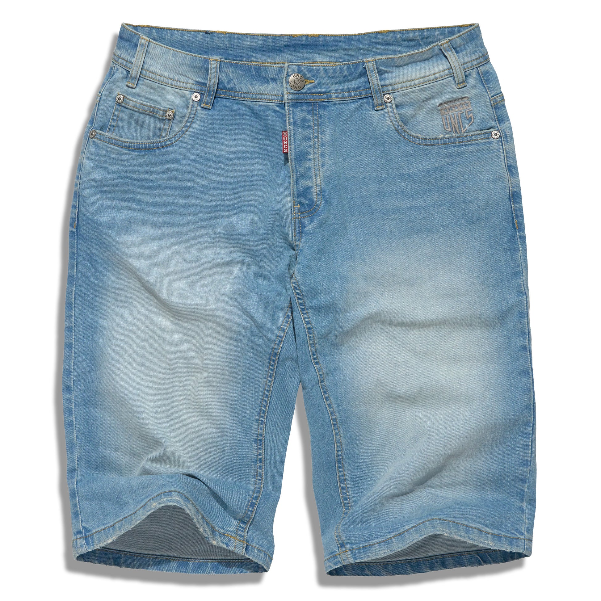 Férfi rövidnadrág BUCK II (HOSSZABB) LIGHT DENIM