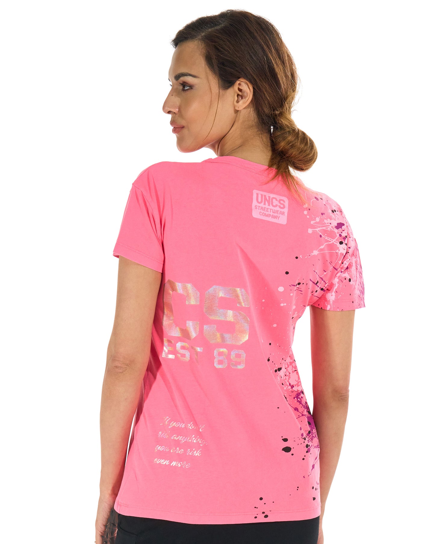 Női póló MARIA II NEON PINK