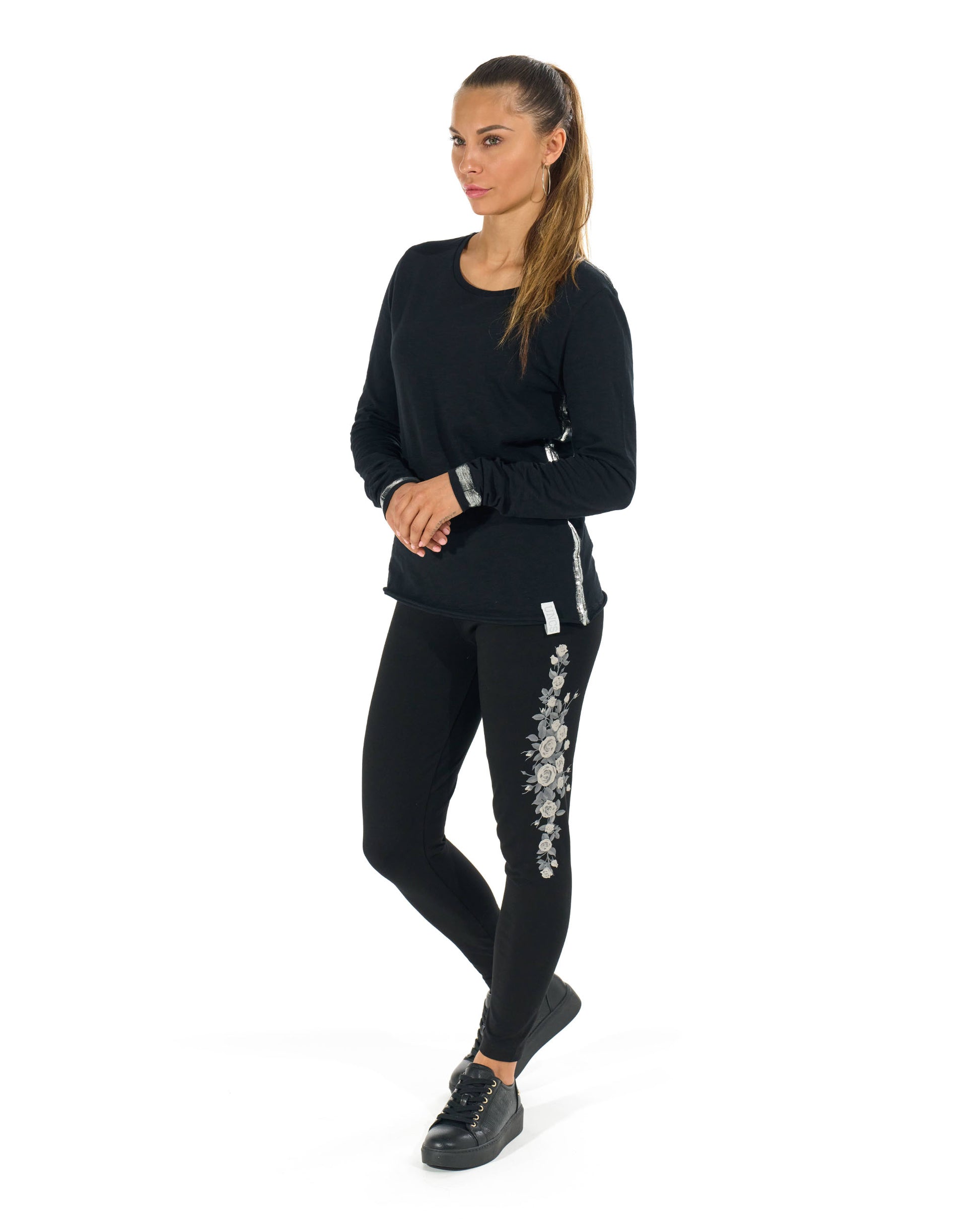 Női póló SILVER SHOCK BLACK
