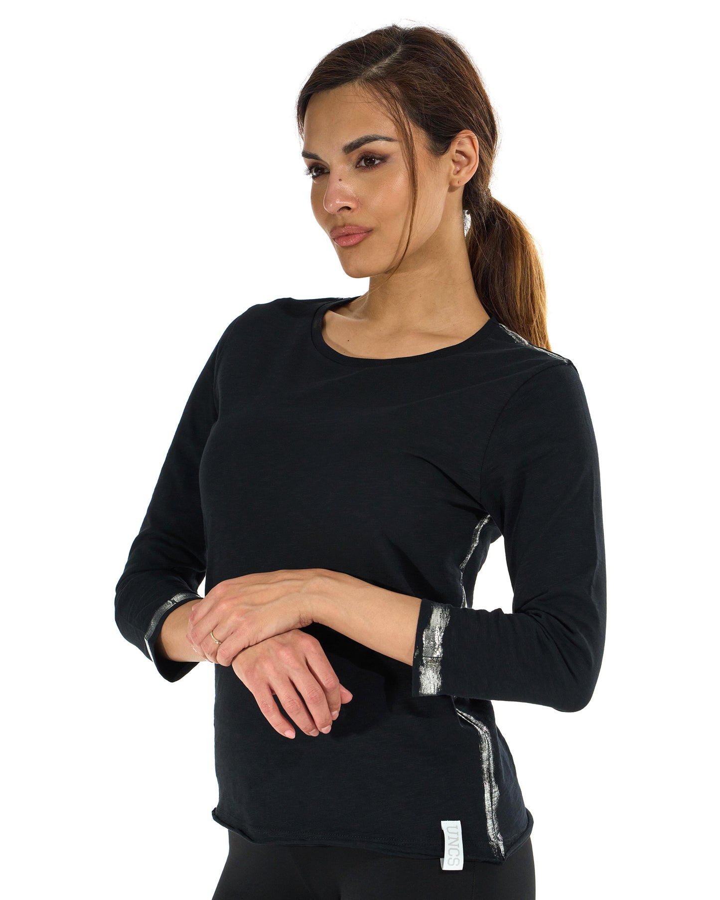 Női póló SILVER SHOCK II BLACK