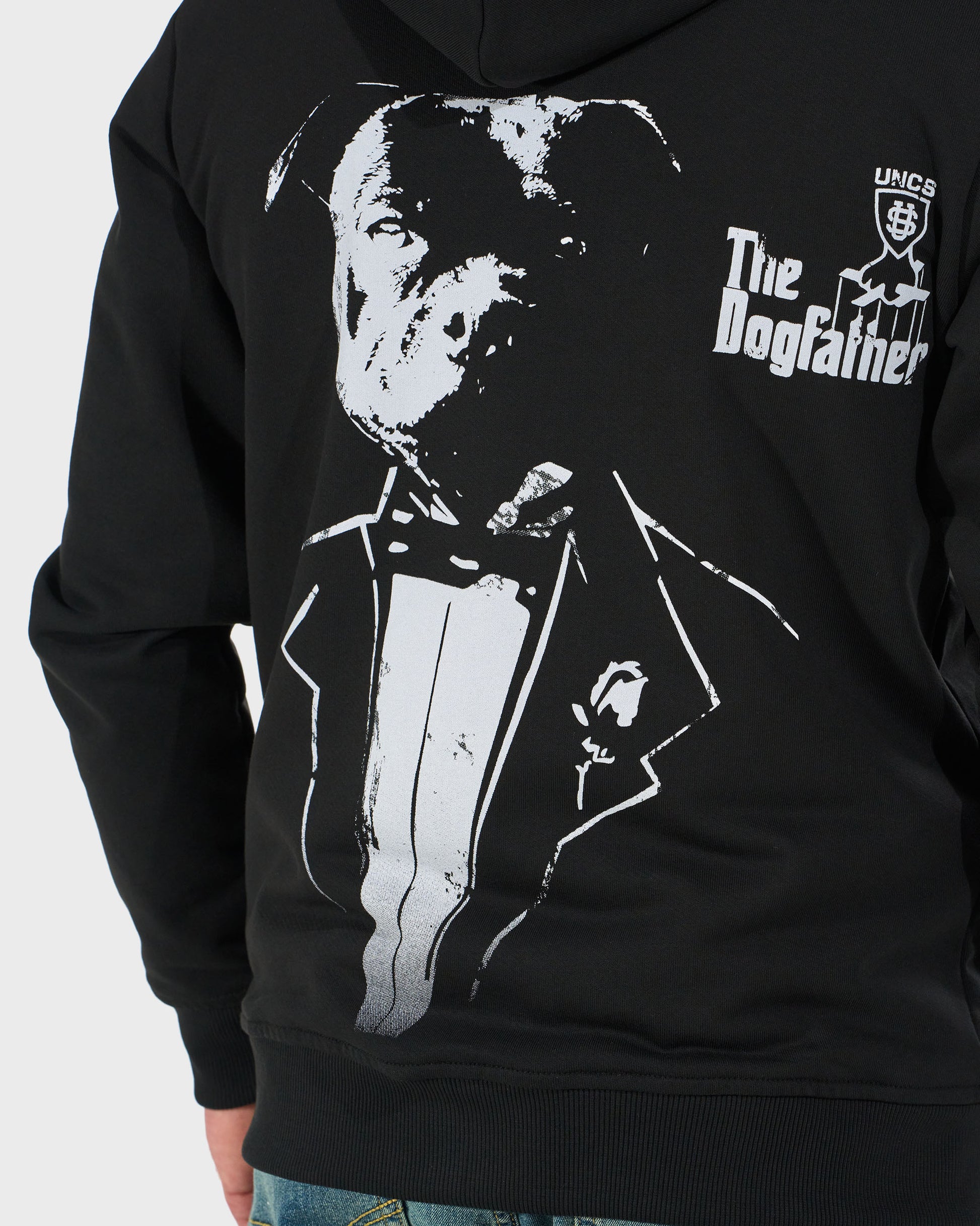 Férfi melegítőfelső DOGFATHER BLACK