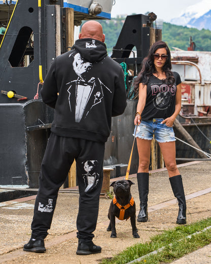 Férfi melegítőnadrág DOGFATHER BLACK