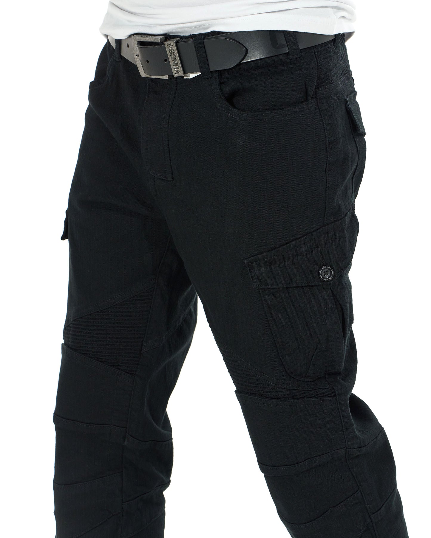 Férfi nadrág MOTORCYCLE BLACK