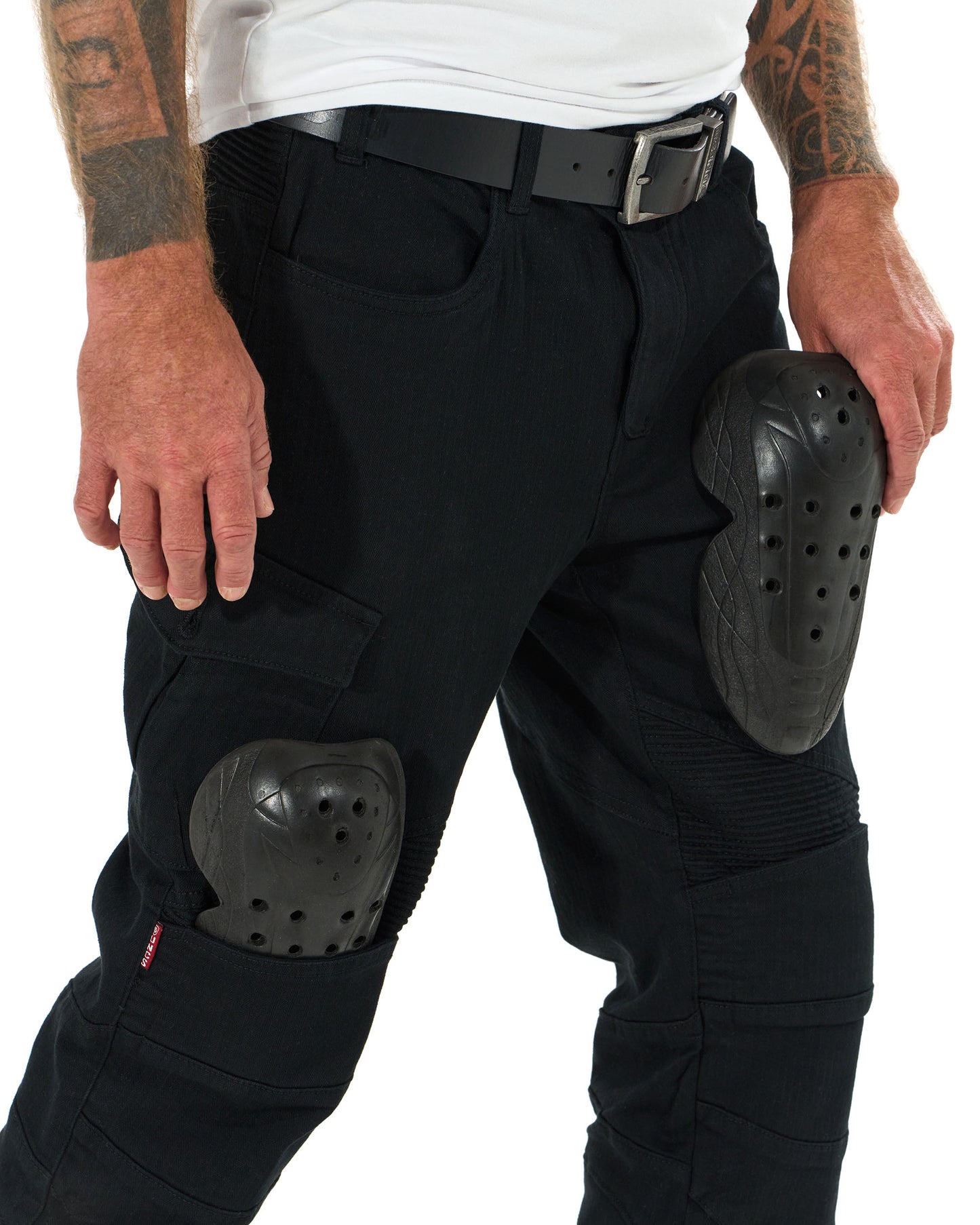 Férfi nadrág MOTORCYCLE BLACK