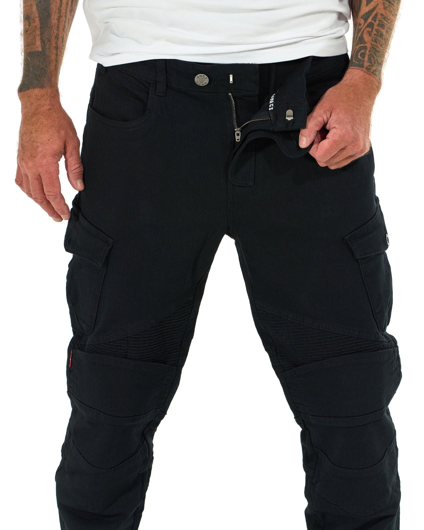 Férfi nadrág MOTORCYCLE BLACK