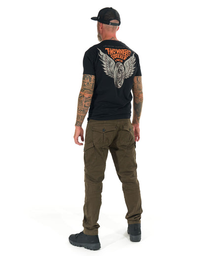 Férfi nadrág MOTORCYCLE KHAKI
