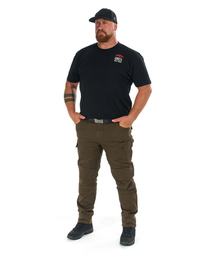 Férfi nadrág MOTORCYCLE KHAKI