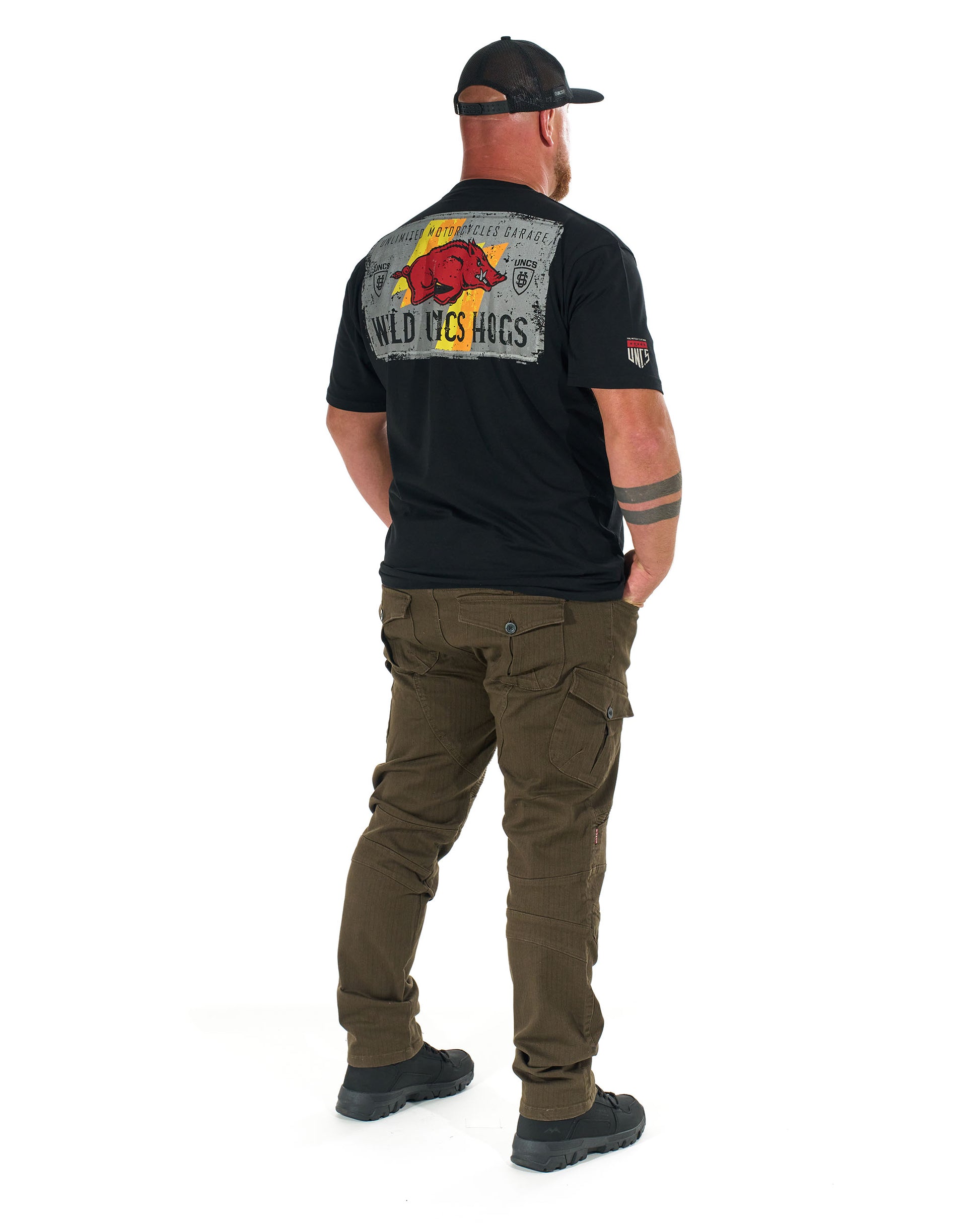 Férfi nadrág MOTORCYCLE KHAKI