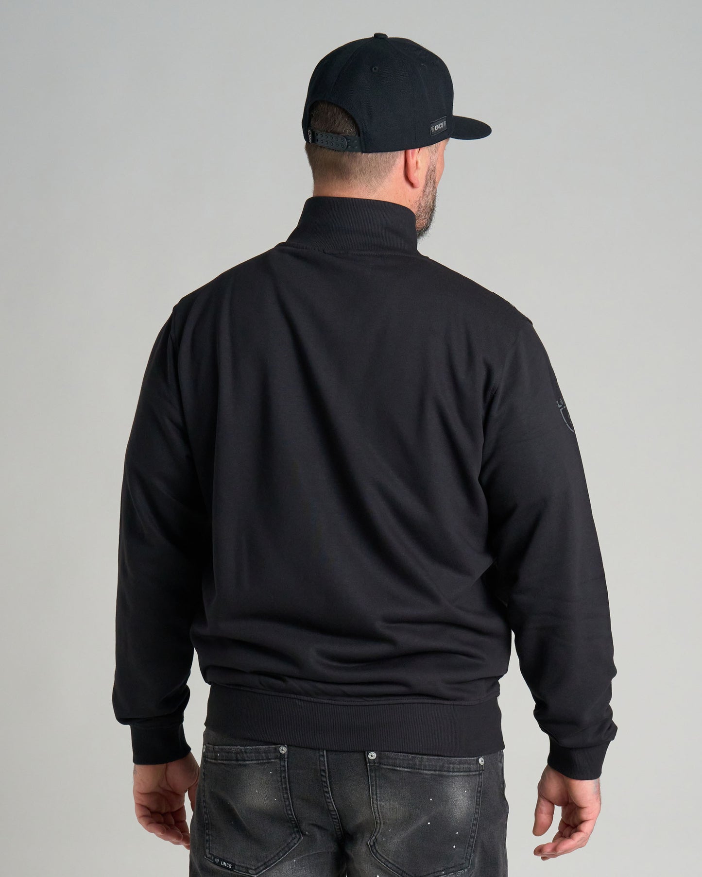 Férfi melegítőfelső BASIC III BLACK