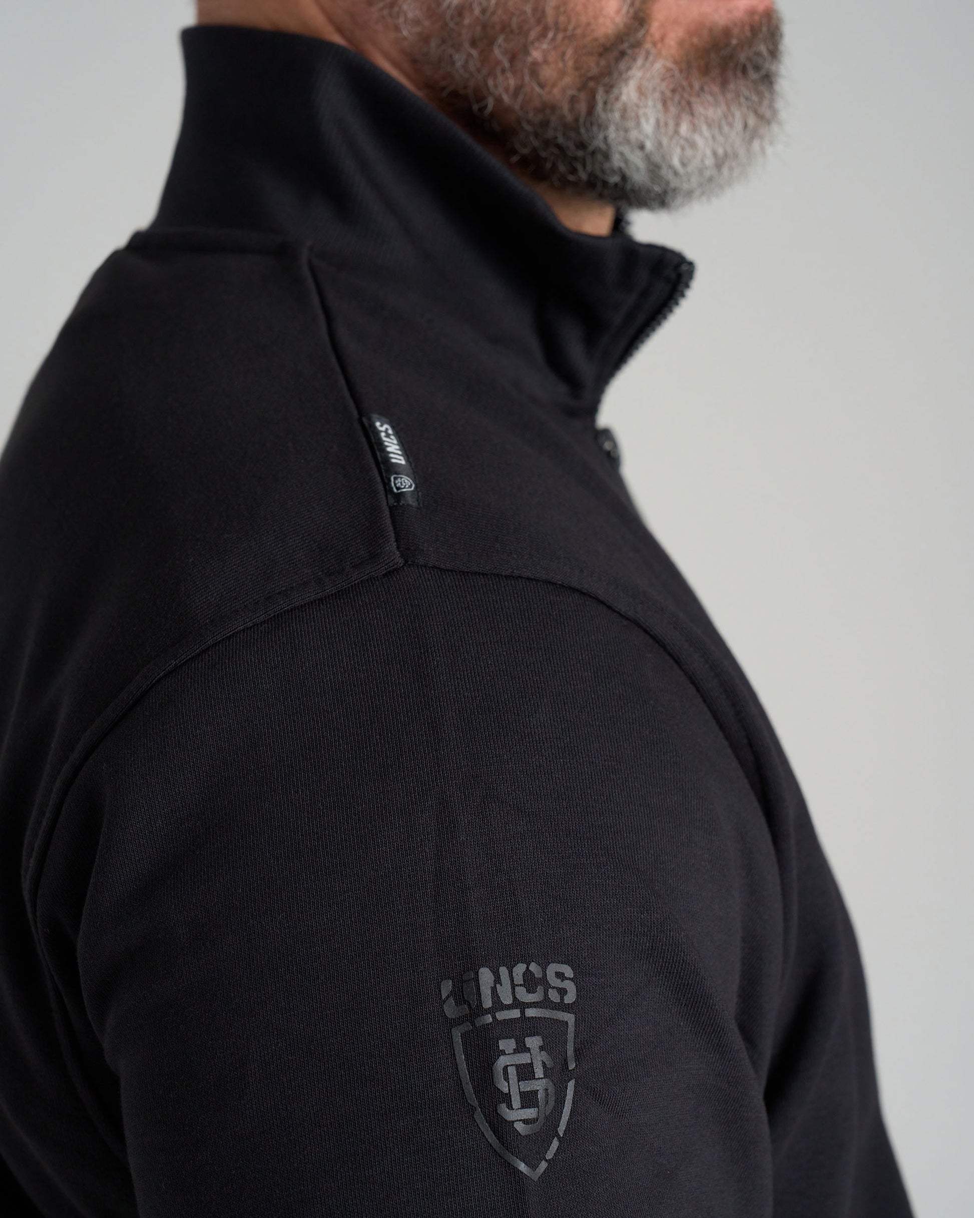 Férfi melegítőfelső BASIC III BLACK