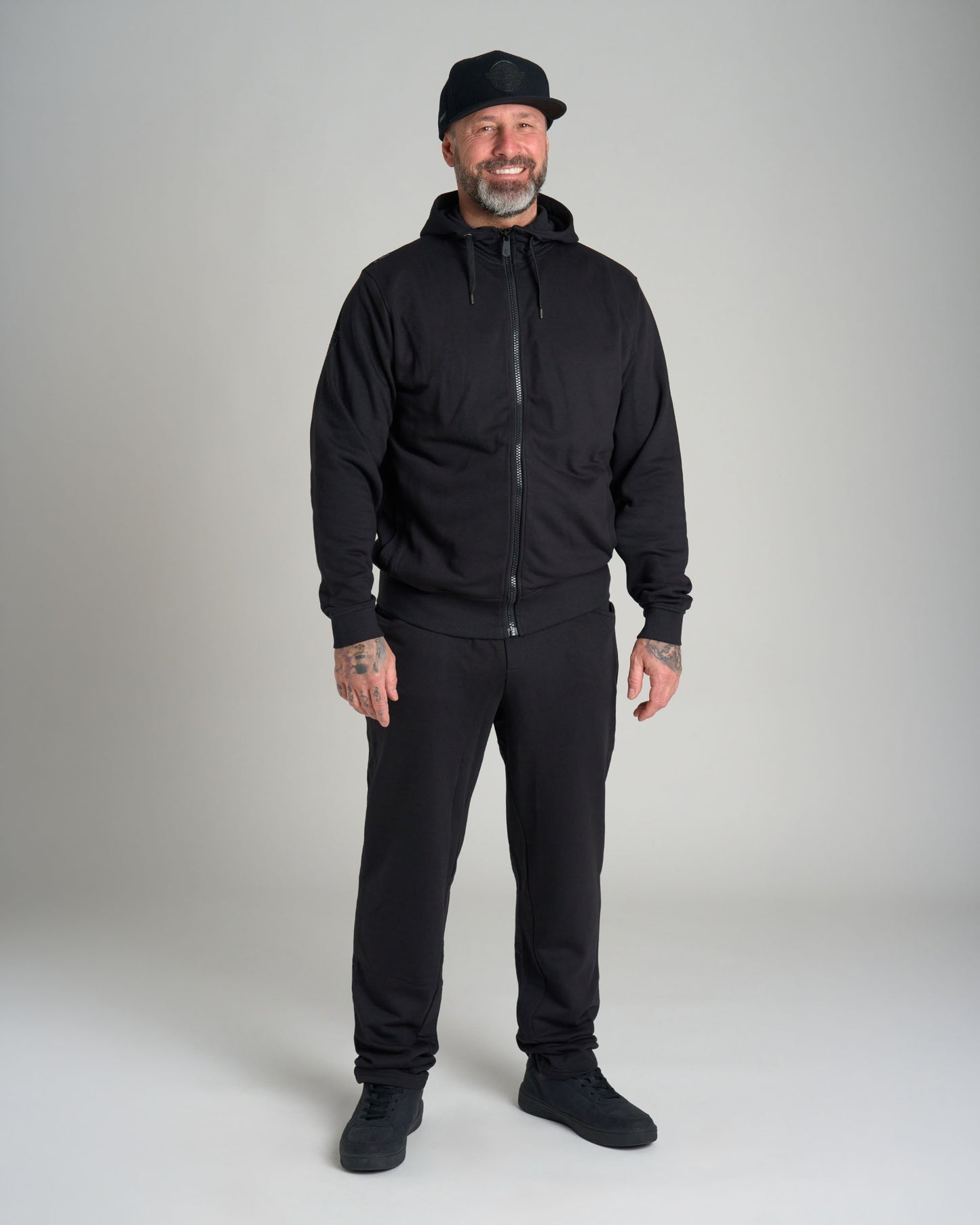 Férfi melegítőfelső BASIC IV BLACK