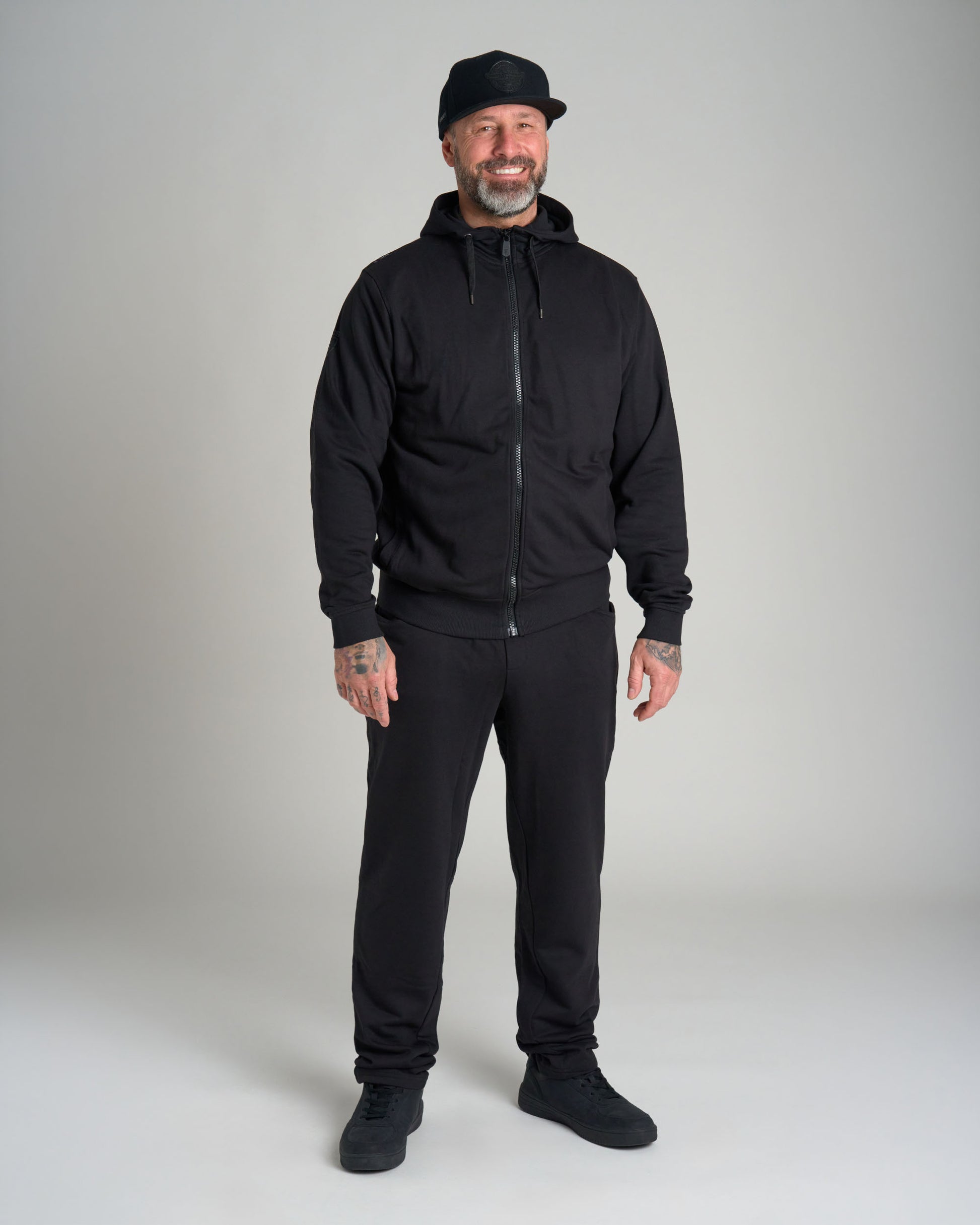 Férfi melegítőfelső BASIC IV BLACK