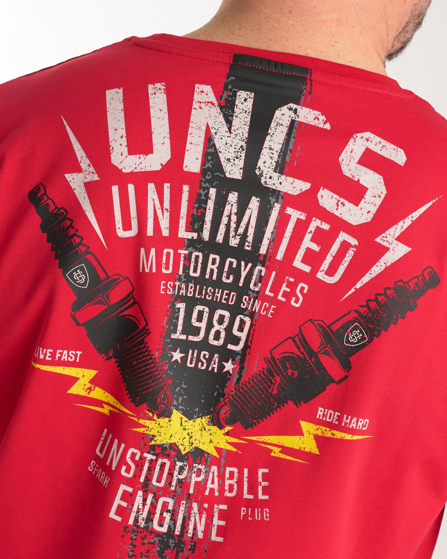 Férfi póló ENGINE RED