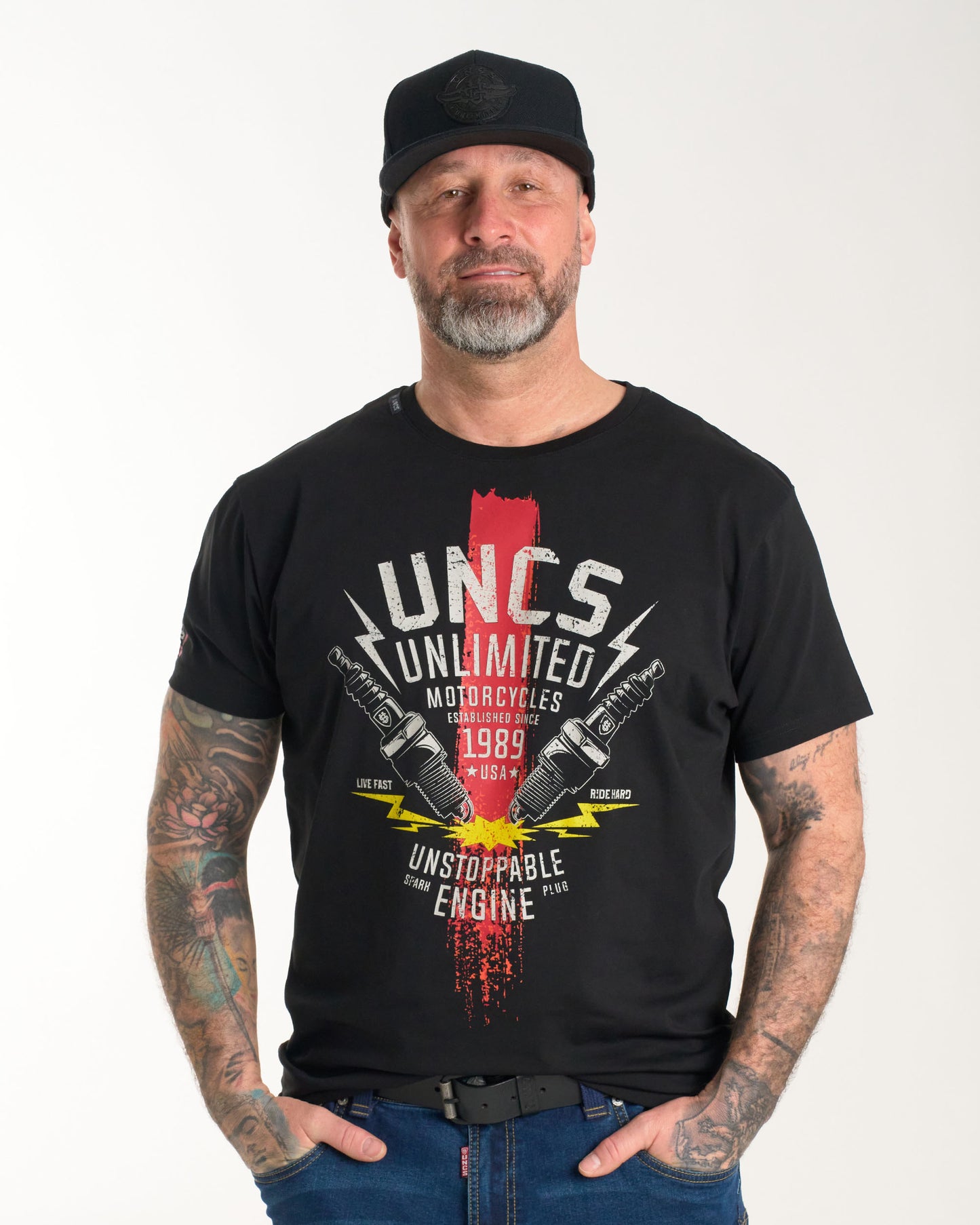 Férfi póló ENGINE II BLACK