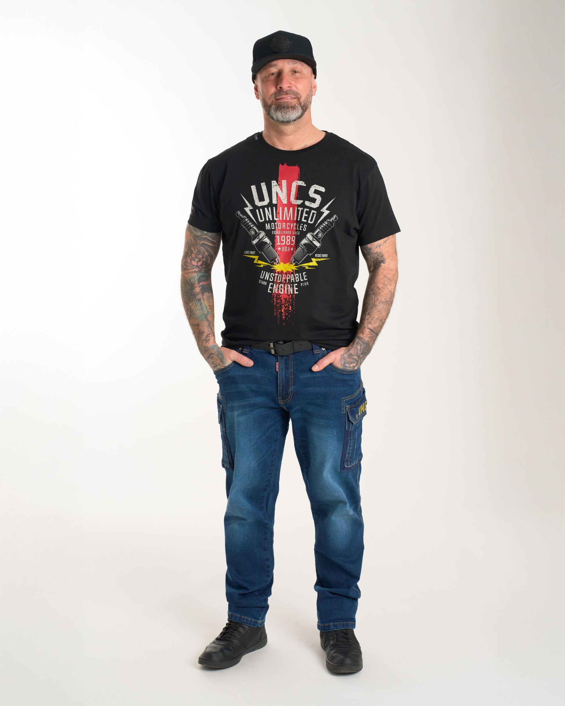 Férfi póló ENGINE II BLACK