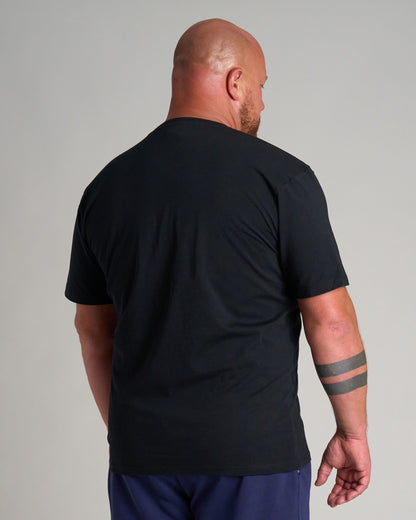 Férfi póló BASIC C CLEAN BLACK