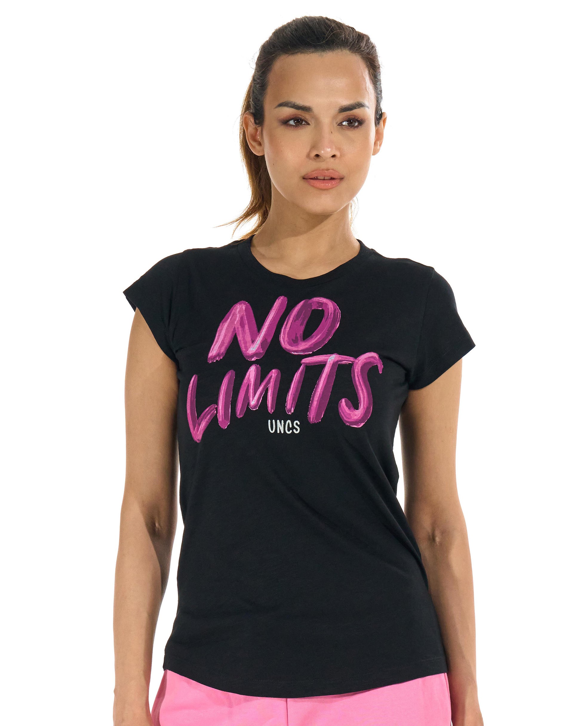 Női póló NO LIMITS BLACK