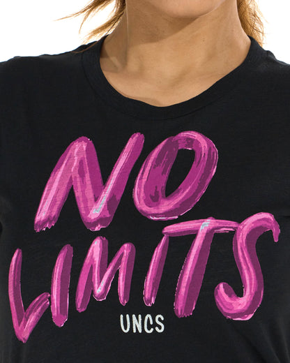 Női póló NO LIMITS BLACK