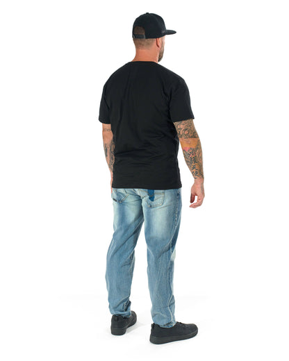 Férfi póló BASIC VI BLACK
