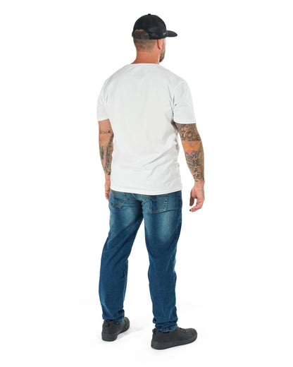 Férfi póló BASIC VI WHITE