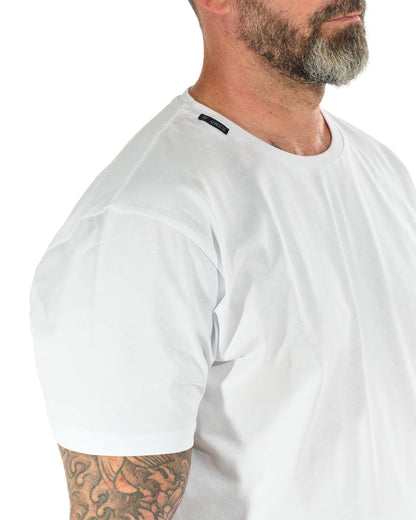 Férfi póló BASIC VI WHITE