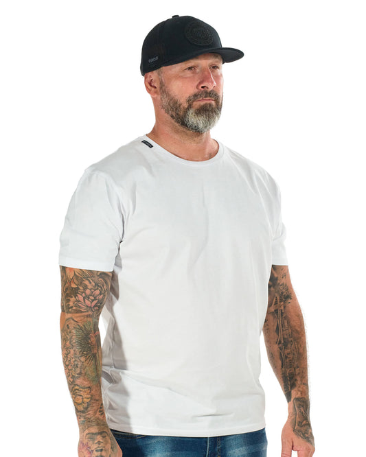 Férfi póló BASIC VI WHITE