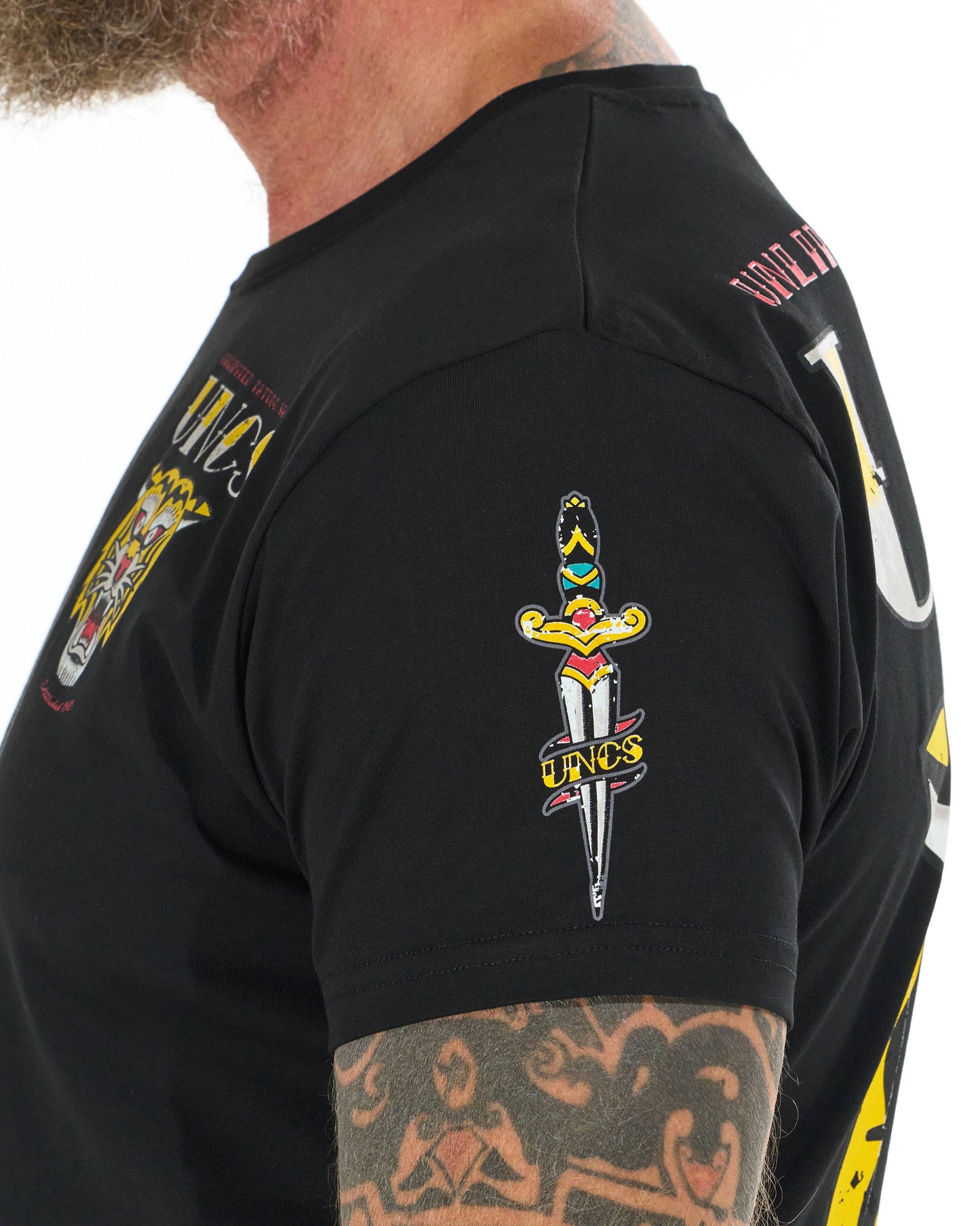 Férfi póló TIGER BLACK