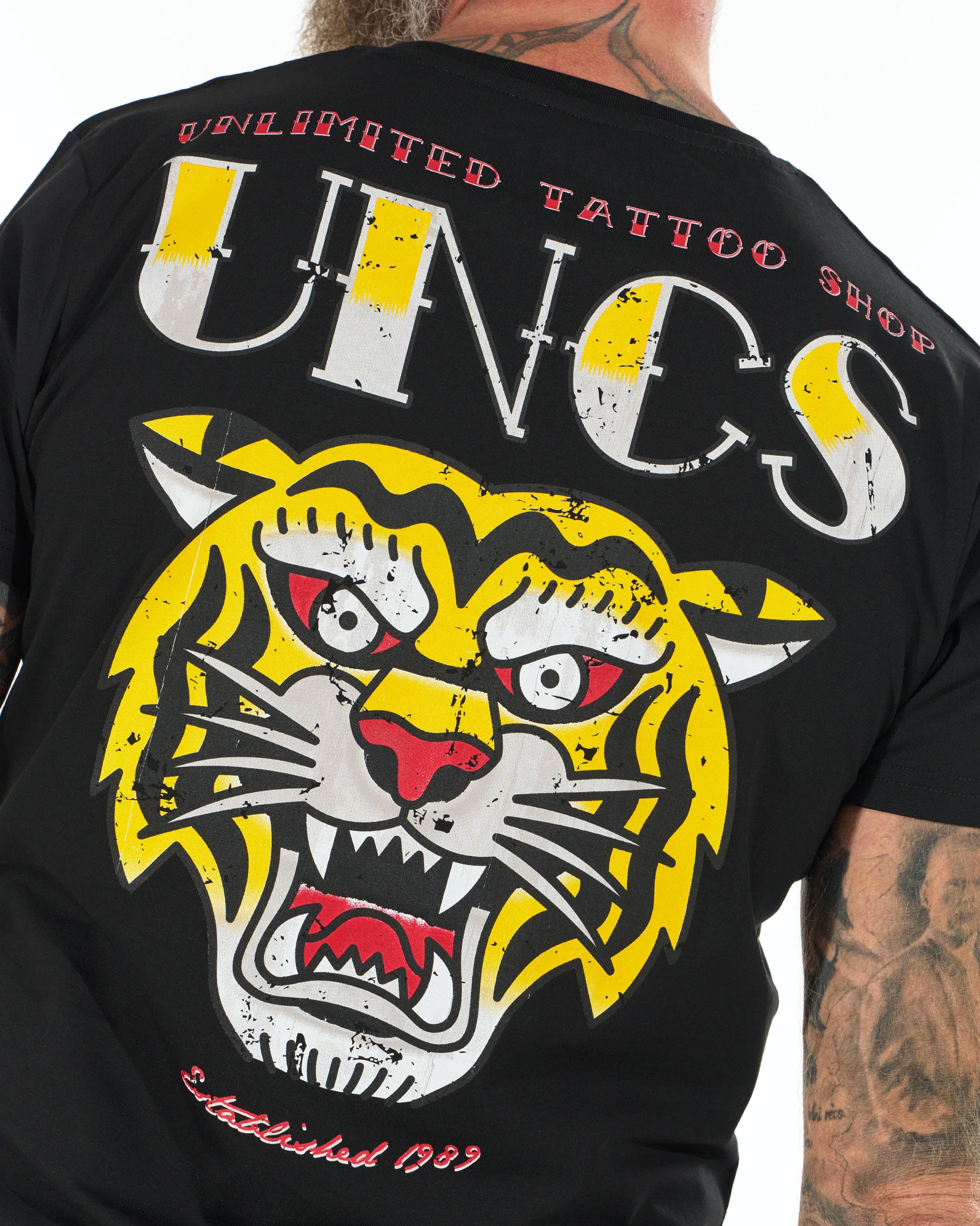 Férfi póló TIGER BLACK