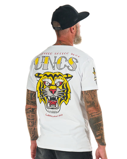Férfi póló TIGER WHITE