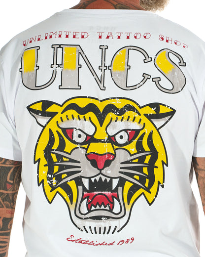 Férfi póló TIGER WHITE