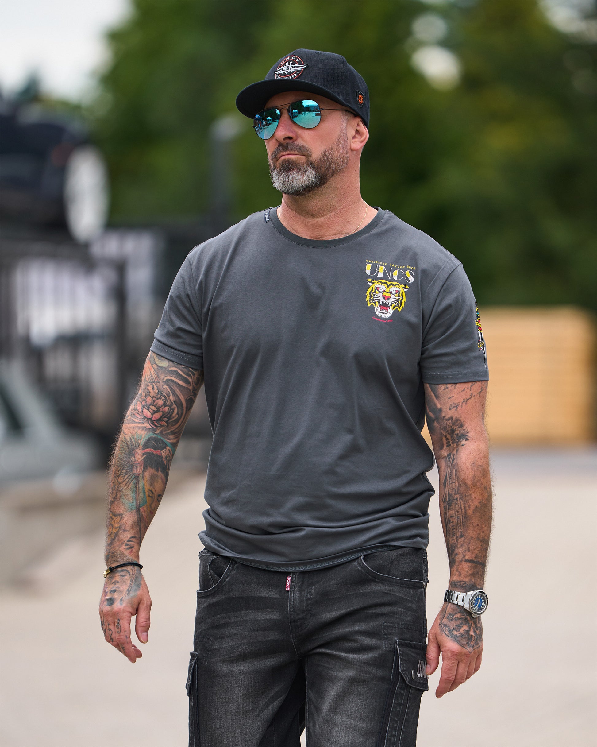 Férfi póló TIGER ASPHALT