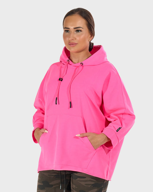 Női melegítőfelső SIMONE (OVERSIZE) PINK