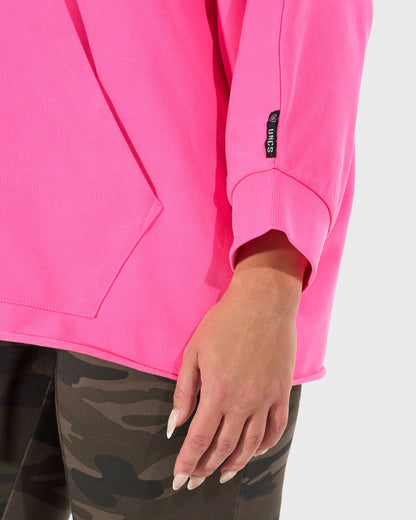 Női melegítőfelső SIMONE (OVERSIZE) PINK