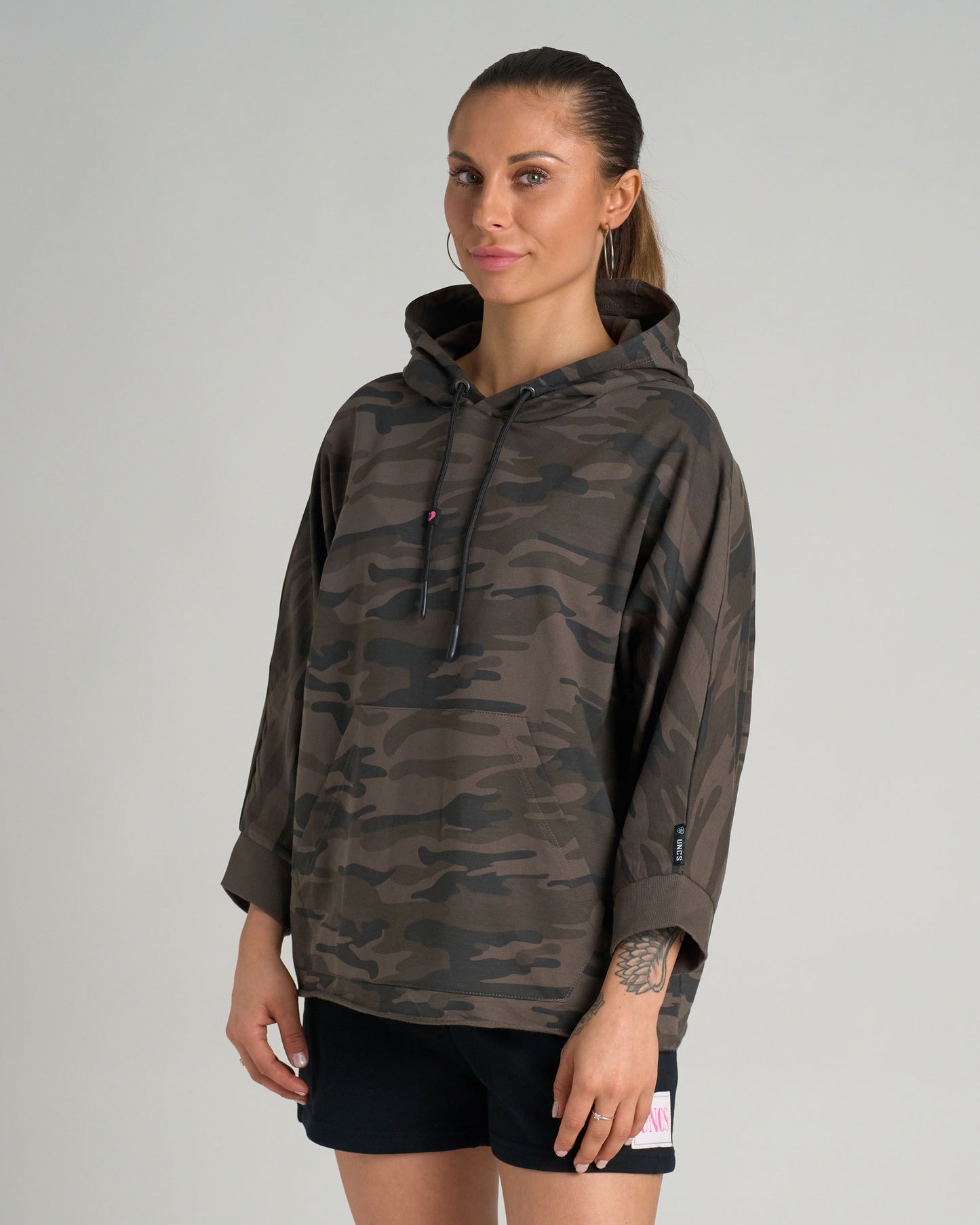 Női melegítőfelső SIMONE (OVERSIZE) BLACK