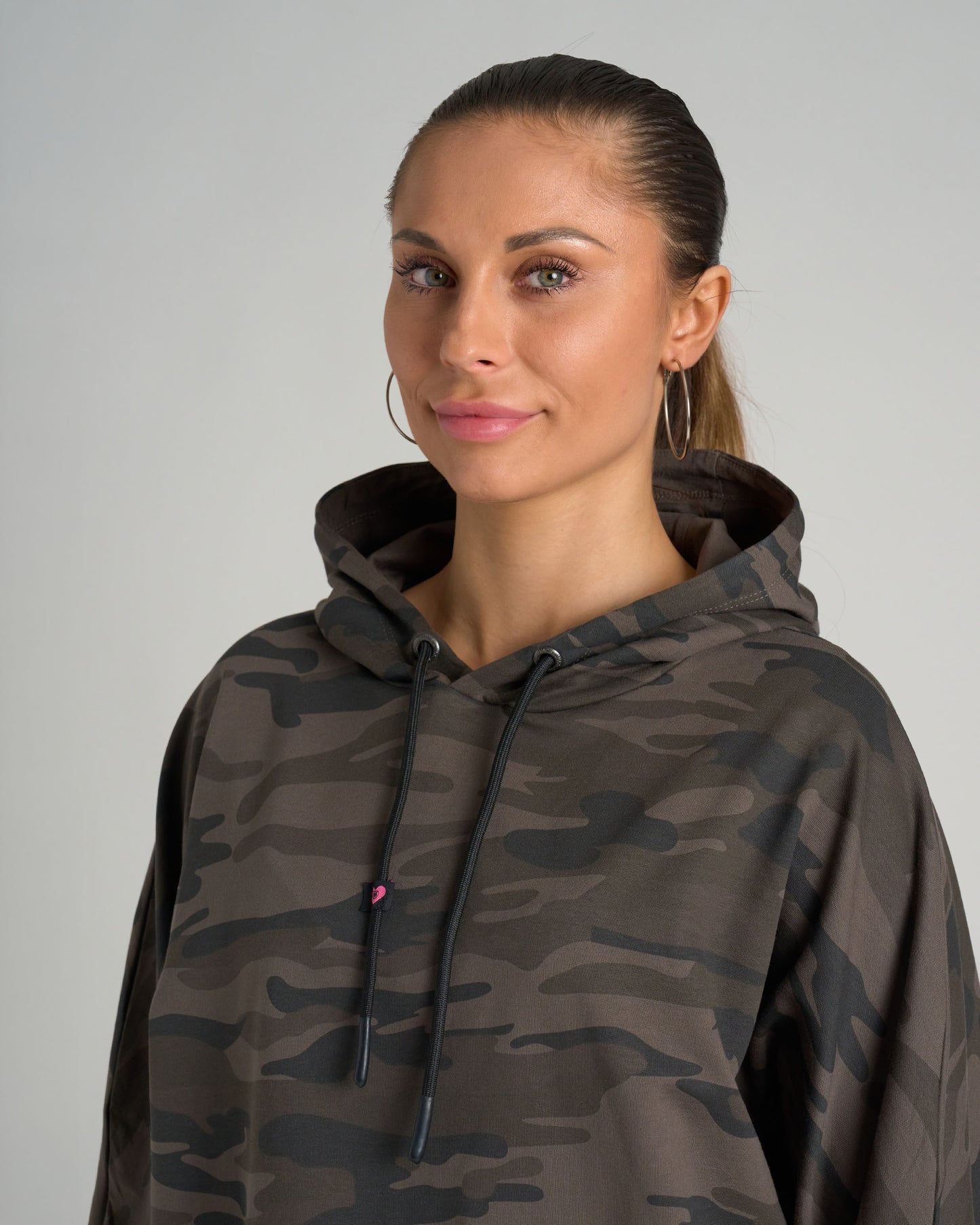 Női melegítőfelső SIMONE (OVERSIZE) BLACK