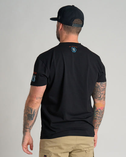 Férfi póló KNUCKLEHEAD II BLACK