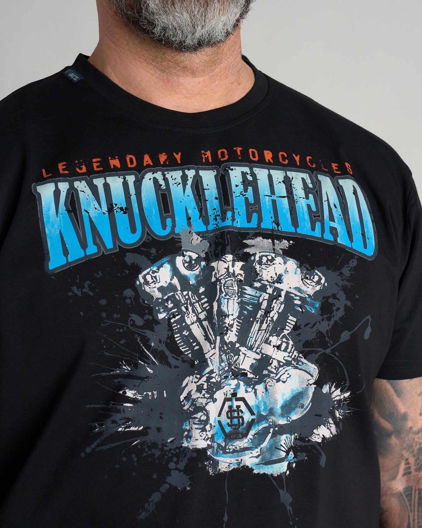 Férfi póló KNUCKLEHEAD II BLACK