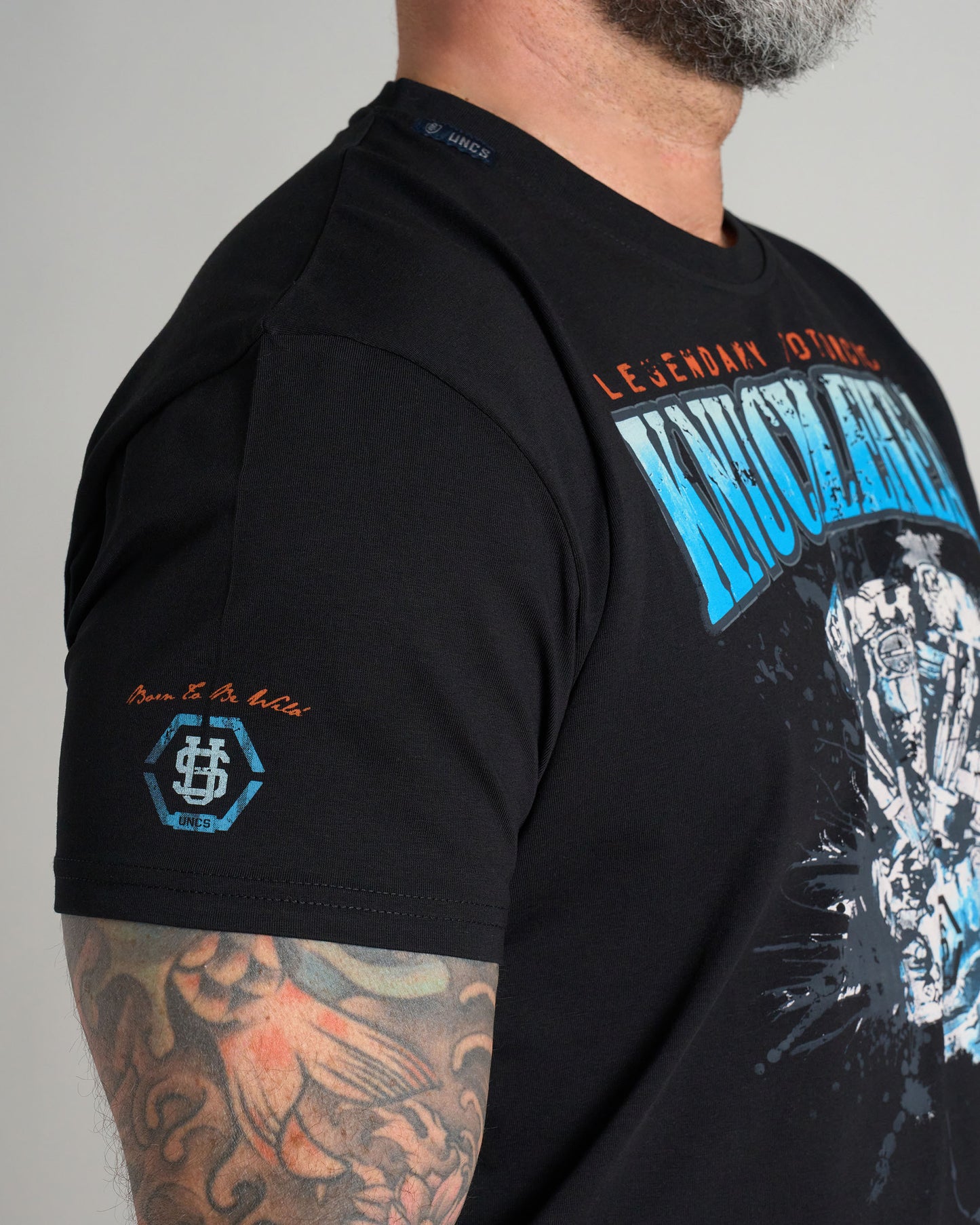 Férfi póló KNUCKLEHEAD II BLACK