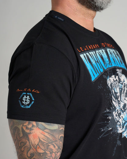 Férfi póló KNUCKLEHEAD II BLACK