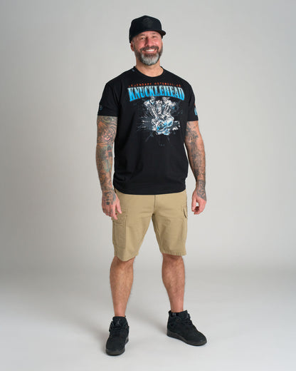 Férfi póló KNUCKLEHEAD II BLACK