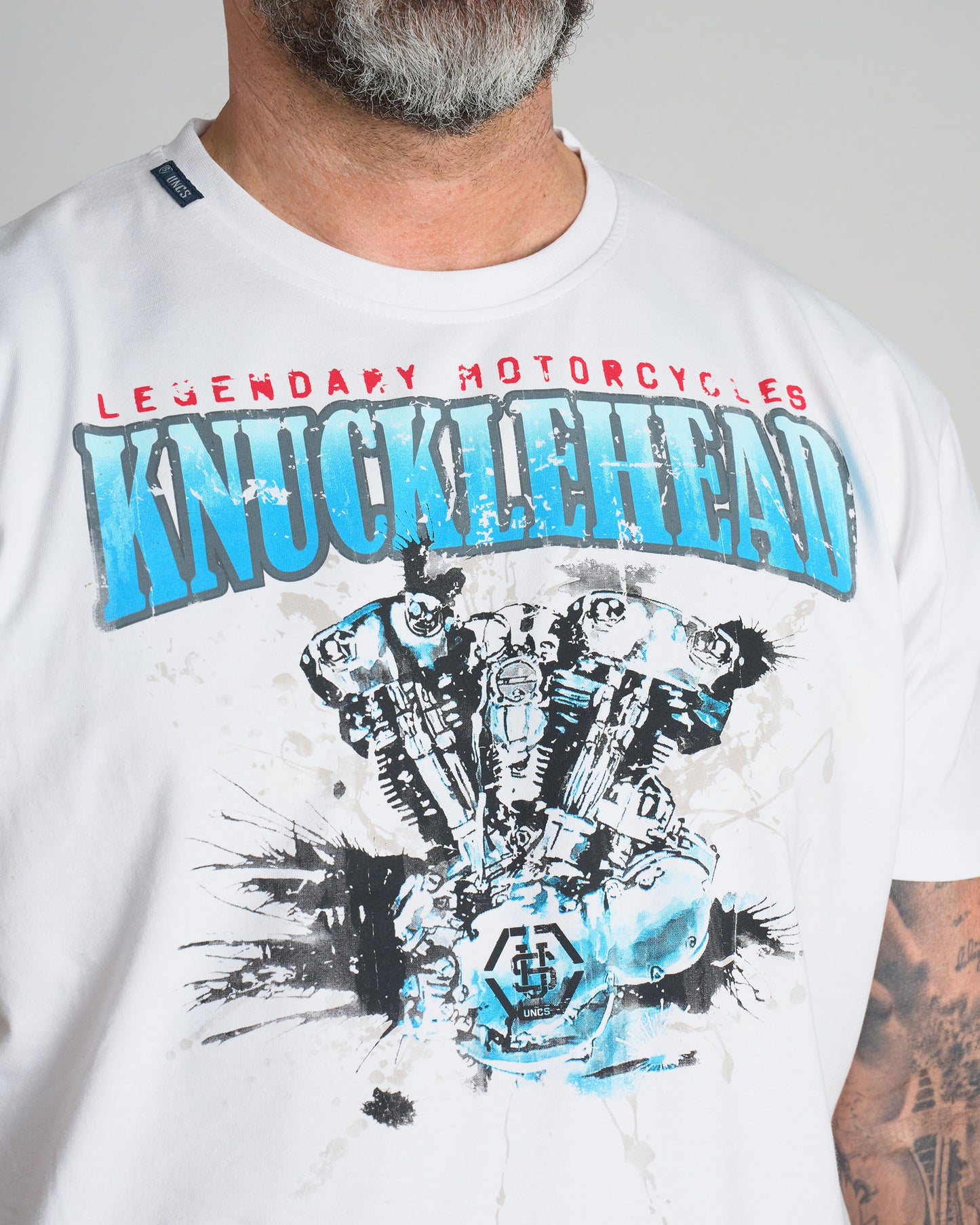 Férfi póló KNUCKLEHEAD III WHITE