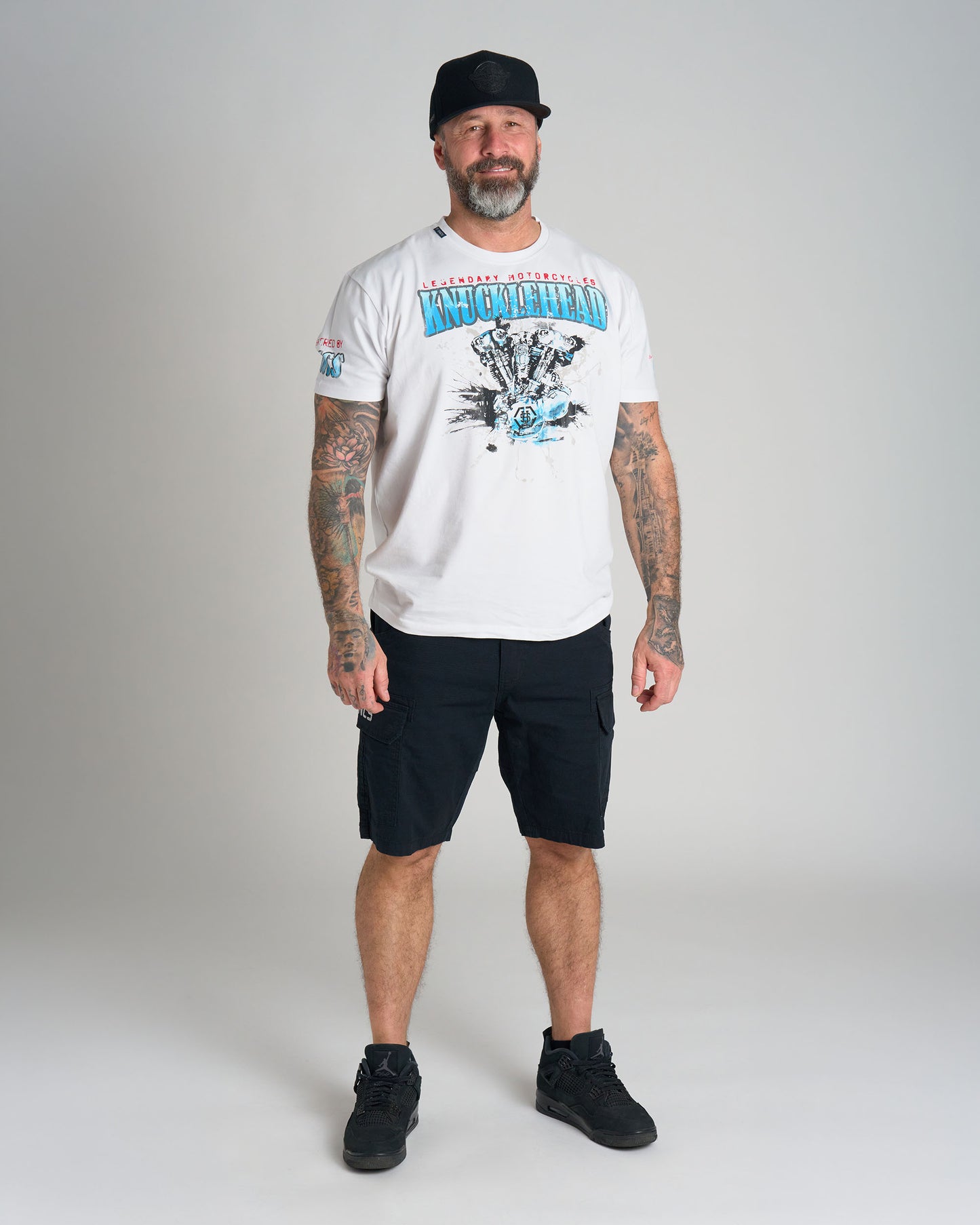 Férfi póló KNUCKLEHEAD III WHITE