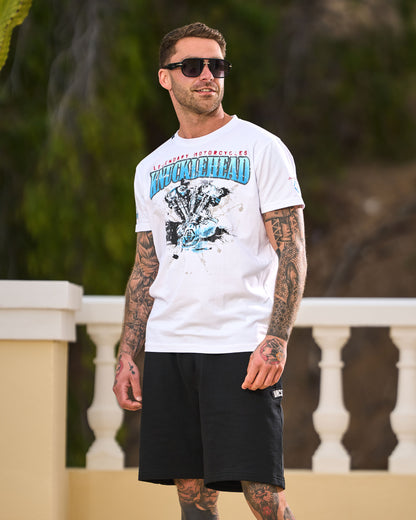 Férfi póló KNUCKLEHEAD III WHITE