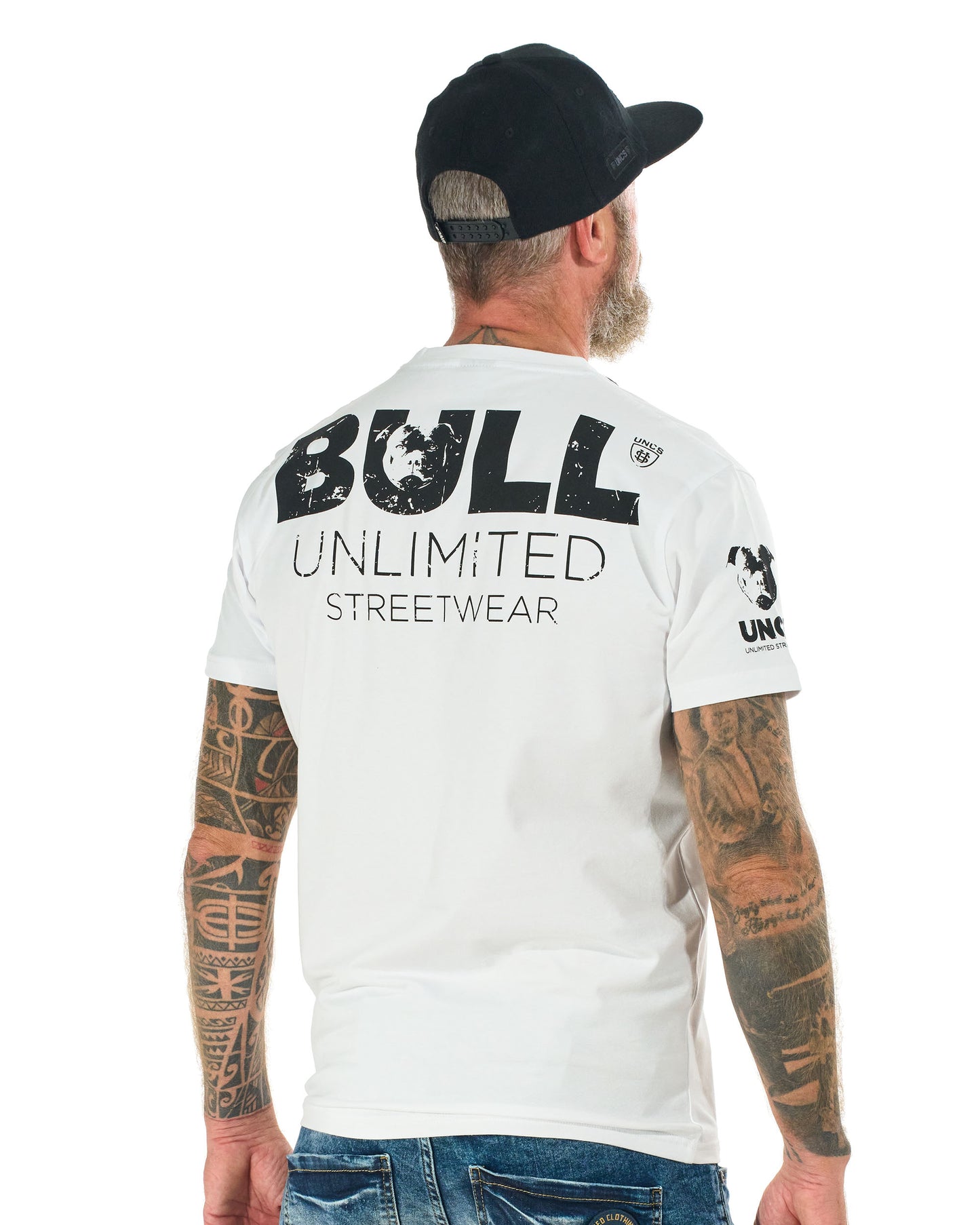 Férfi póló BULL WHITE