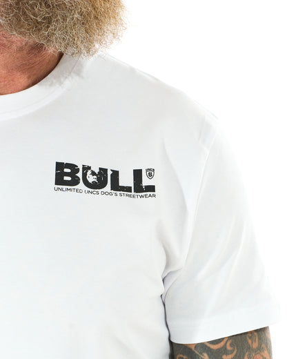 Férfi póló BULL WHITE