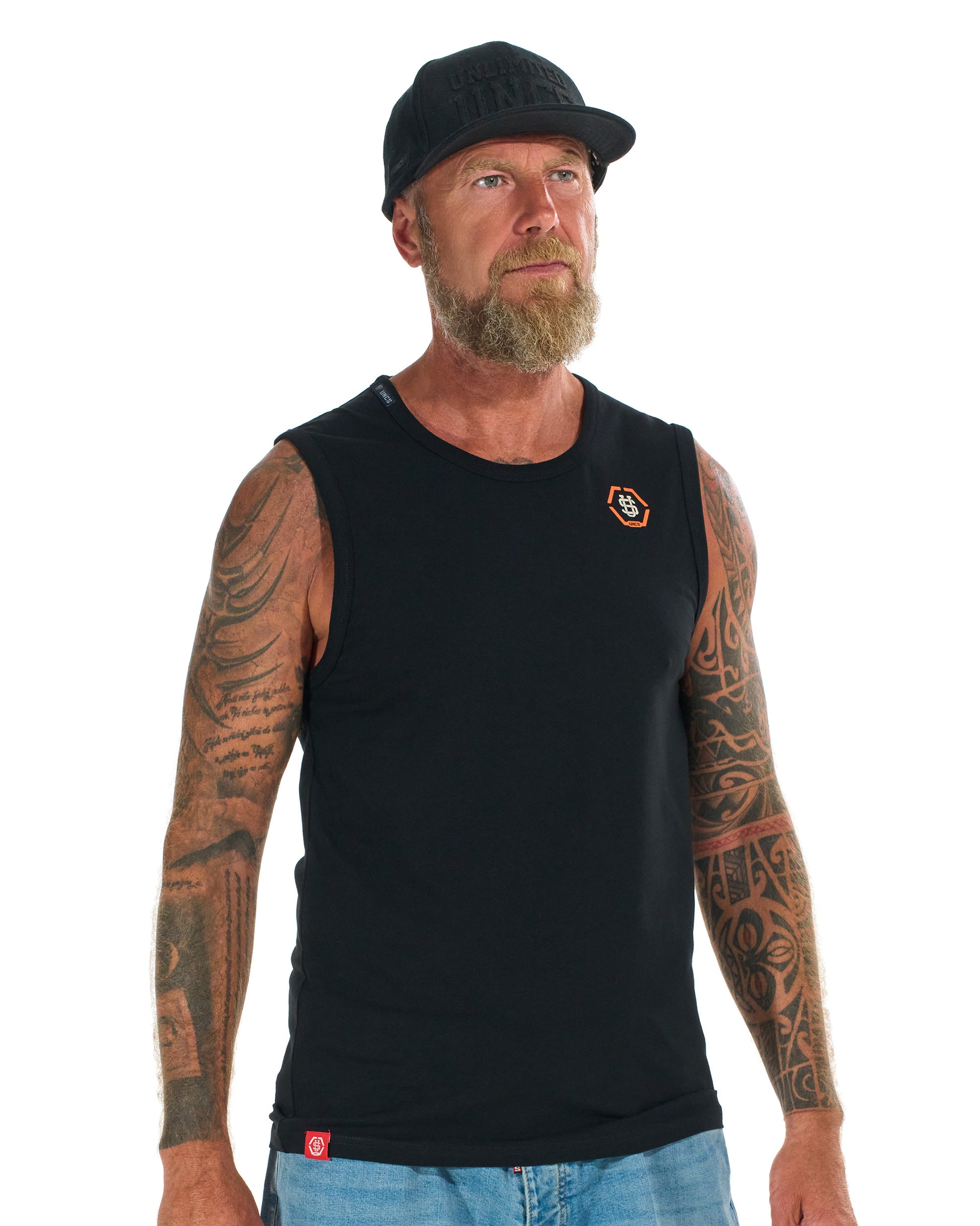 Férfi top HEXAGON BLACK