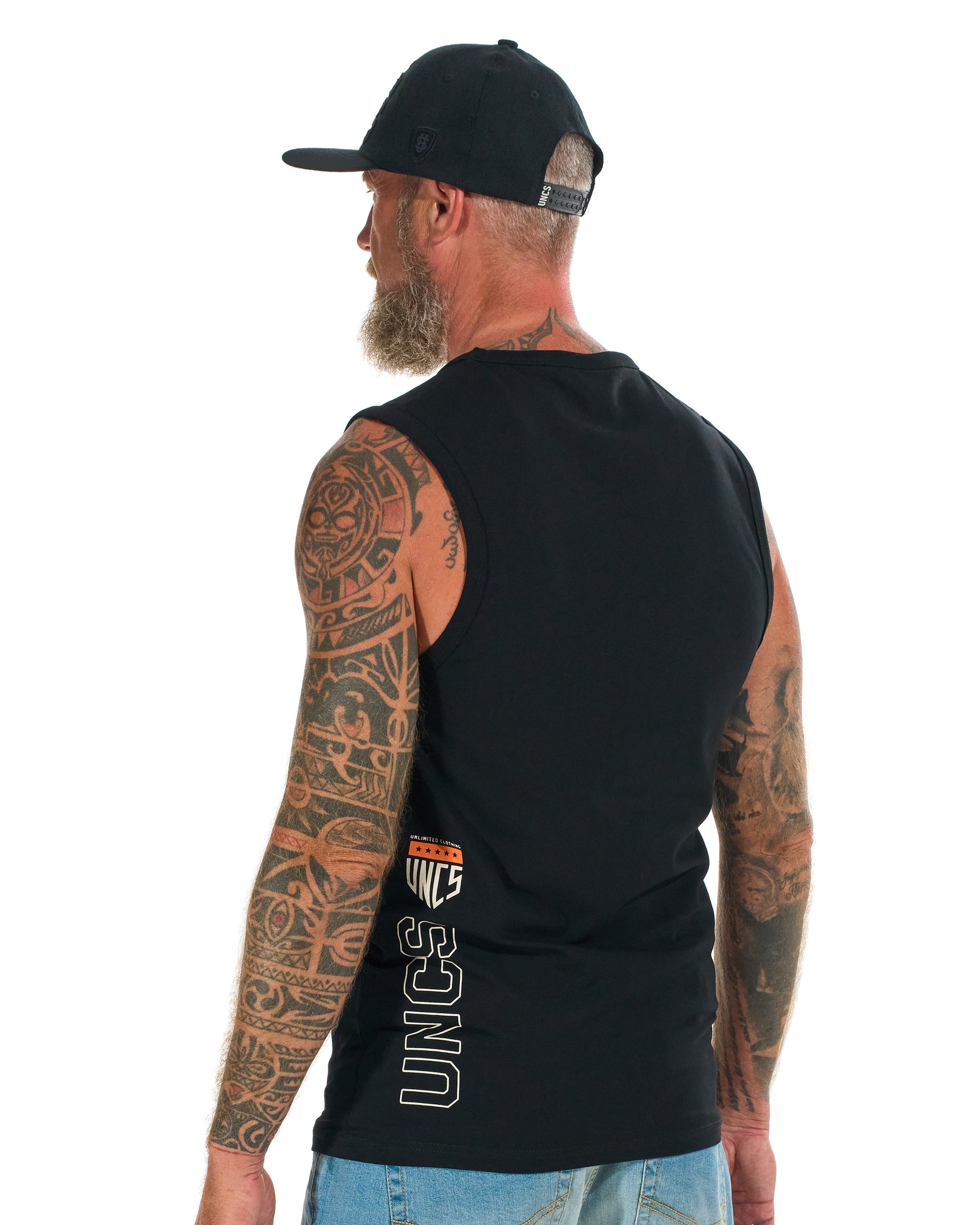 Férfi top HEXAGON BLACK